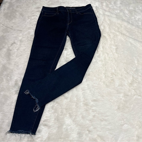 Articles of society dark wash Sarah skinny with raw hem - Picture 1 of 5